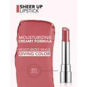 FLORMAR SHEER UP LIPSTICK 011 ROSE LUSY - ladyy